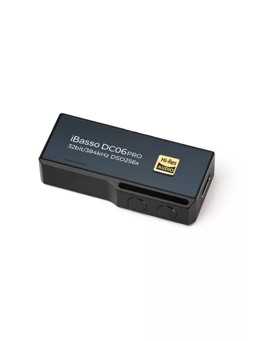 IBASSO DC06PRO - Hordozható MQA DAC és fejhallgató erősítő 32bit 384kHz DSD256