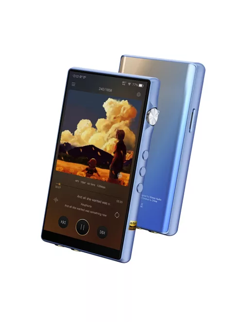 IBASSO DX170 - Hordozható nagyfelbontású Hi-Fi audio lejátszó DAP MQA 32bit 384kHz PCM DSD256 - Kék
