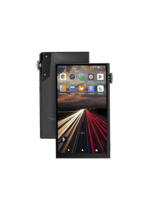 IBASSO DX180 2025 - Hordozható nagyfelbontású Hi-Fi audio lejátszó DAP Bluetooth 5 aptX HD LDAC 32bit 768kHz DSD512 - Fekete