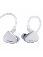 IBASSO JR GELATO - Egy dinamikus meghajtós In-ear monitor fülhallgató ezüstözött réz 2-Pin kábellel - Ezüst