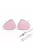 IBASSO JR GELATO MIC - Egy dinamikus meghajtós In-ear monitor fülhallgató 3.5 mm-es mikrofonos ezüstözött réz 2-Pin kábellel - Pink