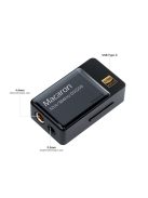 IBASSO JR MACARON - Hordozható DAC és fejhallgató erősítő 32bit 384kHz DSD256 - Fekete