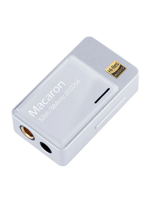 IBASSO JR MACARON - Hordozható DAC és fejhallgató erősítő 32bit 384kHz DSD256 - Ezüst
