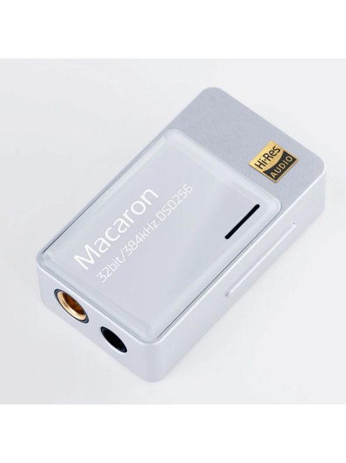 IBASSO JR MACARON - Hordozható DAC és fejhallgató erősítő 32bit 384kHz DSD256 - Ezüst