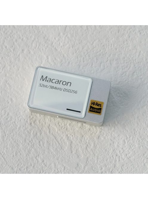 IBASSO JR MACARON - Hordozható DAC és fejhallgató erősítő 32bit 384kHz DSD256 - Ezüst
