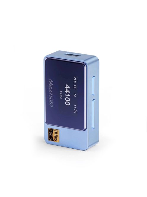 IBASSO JR MACCHIATO - Hordozható DAC és fejhallgató erősítő 32bit 384kHz DSD256 - Kék
