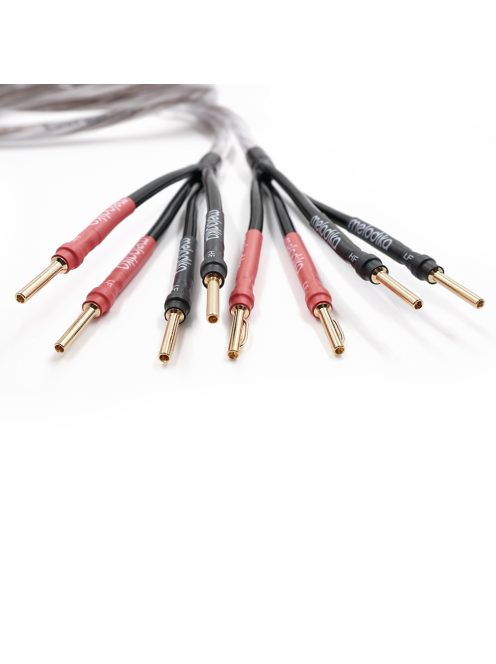 MELODIKA BROWN SUGAR SERIES BSBA225 - Banana bi-amp hangfalkábel pár (2x2mm2 + 2x2,5mm2) - 5m