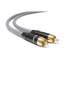   MELODIKA PURPLE SERIES MD2R - RCA M és RCA M jelkábel pár - Gunmetal - 0,5m