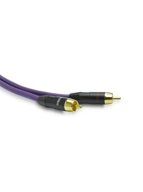 MELODIKA PURPLE SERIES MD2R - RCA M és RCA M jelkábel pár - Lila - 0,75m