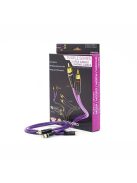 MELODIKA PURPLE SERIES MD2R - RCA M és RCA M jelkábel pár - Lila - 1m