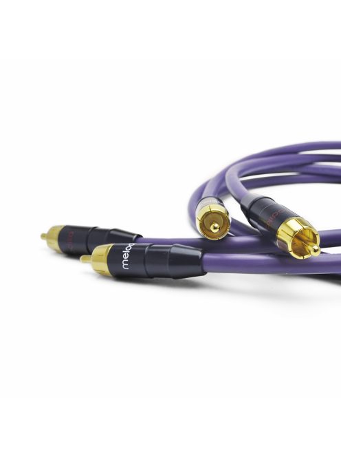 MELODIKA PURPLE SERIES MD2R - RCA M és RCA M jelkábel pár - Lila - 3m