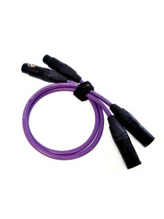   MELODIKA PURPLE SERIES MD2X - XLR M és XLR F szimmetrikus jelkábel pár - 4m