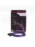 MELODIKA PURPLE SERIES MD2X - XLR M és XLR F szimmetrikus jelkábel pár - 4m