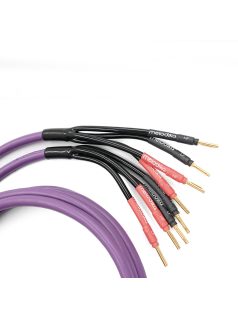   MELODIKA PURPLE SERIES MDBA415 - Banana bi-amp kábel pár (4mm2 + 1,5mm2) - Lila - 3m