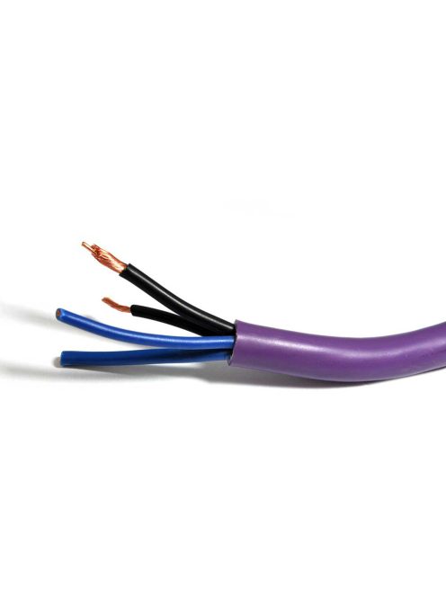 MELODIKA PURPLE SERIES MDBW415 - Banana bi-wire kábel pár (4mm2 + 1,5mm2) - Lila - 2,5m