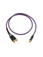 MELODIKA PURPLE SERIES MDSWY - RCA M subwoofer Y-jelkábel - Lila - 2m