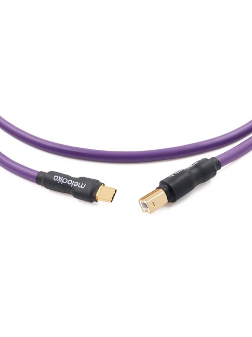 MELODIKA PURPLE SERIES MDUCB - USB 2.0 Type C-B adatkábel - 4m