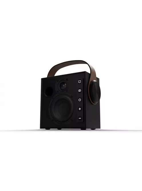 MOREL BIGGIE - Hordozható Bluetooth hangszóró - Kozmikus Fekete