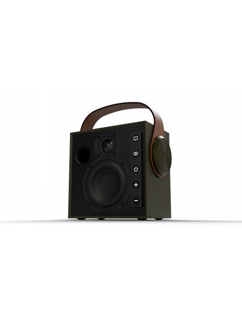 MOREL BIGGIE - Hordozható Bluetooth hangszóró - Oliva Zöld