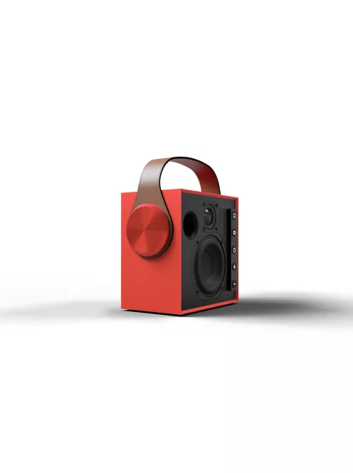 MOREL BIGGIE - Hordozható Bluetooth hangszóró - Rubint Vörös