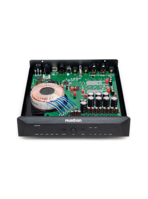 MUSICIAN AUDIO DRACO - High-End asztali R-2R DAC NOS I2S - Fekete