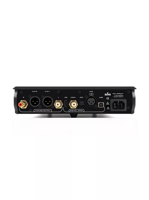 MUSICIAN AUDIO DRACO III - High-End asztali R-2R DAC NOS I2S 24bit 1536kHz DSD1024 - Fekete