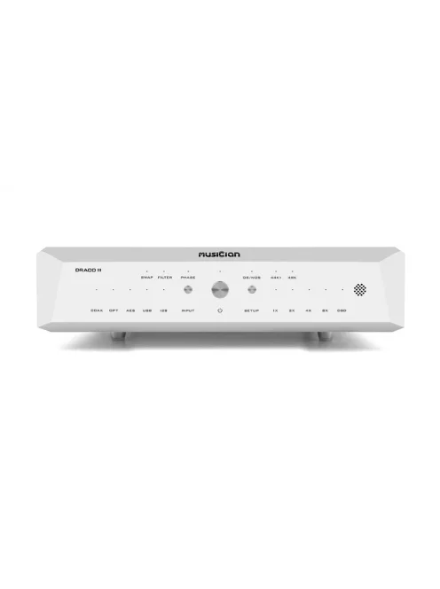 MUSICIAN AUDIO DRACO III - High-End asztali R-2R DAC NOS I2S 24bit 1536kHz DSD1024 - Ezüst