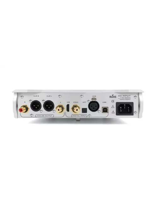 MUSICIAN AUDIO DRACO III - High-End asztali R-2R DAC NOS I2S 24bit 1536kHz DSD1024 - Ezüst
