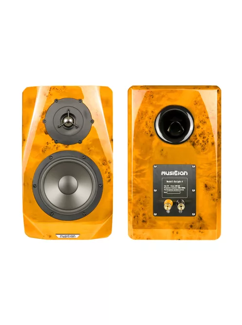 MUSICIAN AUDIO KNIGHT1 V2 - High-End kétutas passzív bassreflex polchangfal pár - Borostyán