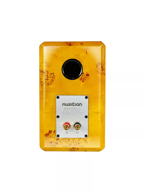 MUSICIAN AUDIO KNIGHT V - Kétutas passzív bassreflex Hi-Fi polchangfal pár - Borostyán