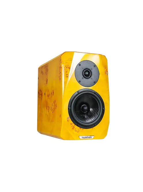 MUSICIAN AUDIO KNIGHT V - Kétutas passzív bassreflex Hi-Fi polchangfal pár - Borostyán