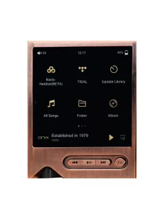   ONIX TOCATA XM2 CU - Hordozható audio lejátszó WiFi Bluetooth 5.2 aptX HD LDAC 32bit 768kHz DSD512 - Réz