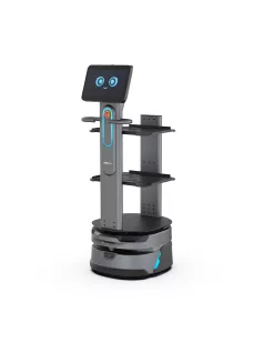   ORIONSTAR CARRYBOT D150 MODEL 2 - Önvezető szállítórobot M.I. vezérléssel 150kg teherbírással, szállítópolcos felépítménnyel
