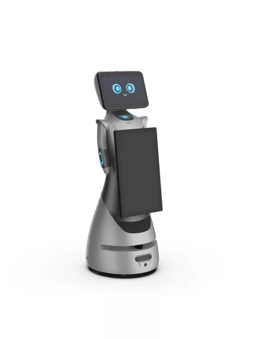 ORIONSTAR GREETINGBOT AD - Interaktív hirdető felülettel rendelkező, autonóm M.I. vezérelt információs robot