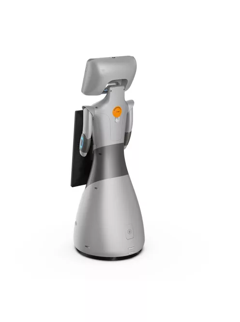 ORIONSTAR GREETINGBOT AD - Interaktív hirdető felülettel rendelkező, autonóm M.I. vezérelt információs robot