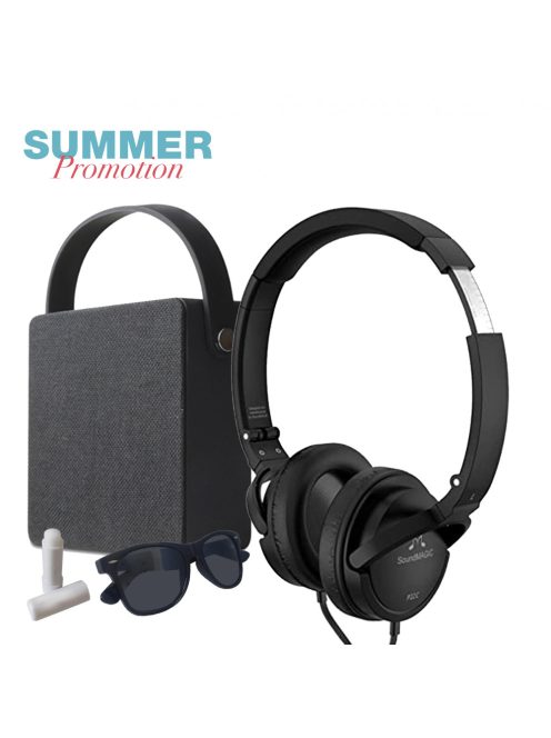 SoundMAGIC P22C Black + Awei Y100 Speaker Summer Kit