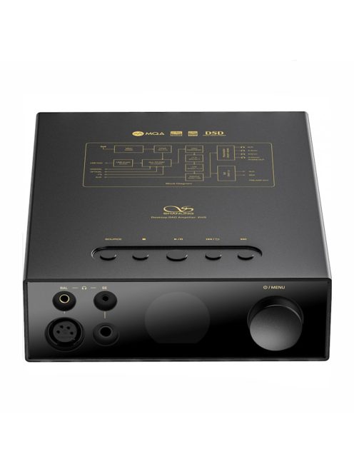 SHANLING EH3 - Asztali DAC fejhallgató erősítéssel és Streamer WiFi Bluetooth 5 aptX HD LDAC 32bit 768kHz DSD512 - Fekete