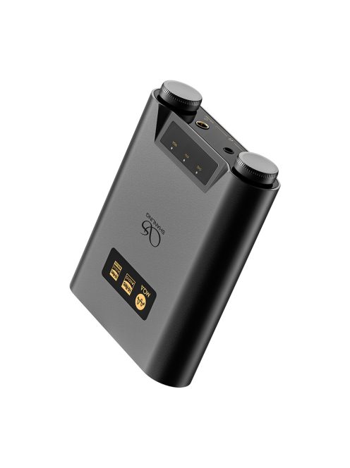 SHANLING H5 - Hordozható DAC és erősítő zenelejátszóval Bluetooth 5.0 LDAC 32bit 768kHz DSD512 MQA - Fekete