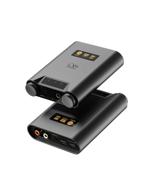 SHANLING H5 - Hordozható DAC és erősítő zenelejátszóval Bluetooth 5.0 LDAC 32bit 768kHz DSD512 MQA - Fekete