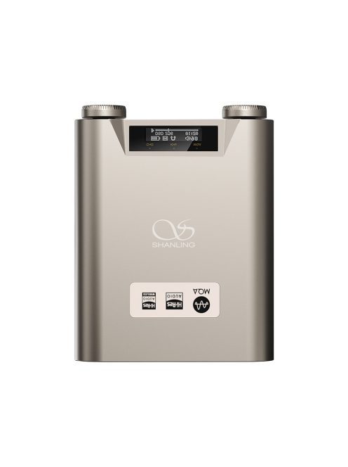 SHANLING H5 - Hordozható DAC és erősítő zenelejátszóval Bluetooth 5.0 LDAC 32bit 768kHz DSD512 MQA - Titánium