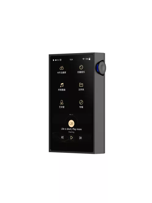 SHANLING M5 ULTRA - Hordozható audio lejátszó WiFi Bluetooth 5.2 aptX HD LDAC MQA 32bit 768kHz DSD512 - Fekete