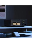 SHANLING MCD1.3 - Asztali CD lejátszó DAC fejhallgató erősítéssel és Streamer WiFi Bluetooth 5 aptX HD LDAC MQA-CD 32bit 768kHz DSD512 - Fekete