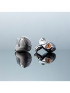 SHANLING ME600 - Kettő dinamikus és három BA meghajtós In-ear monitor fülhallgató ezüstözött réz MMCX kábellel - Ezüst