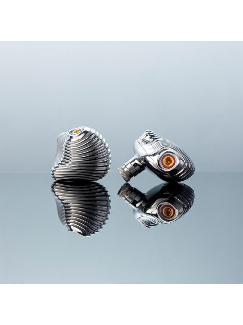 SHANLING ME600 - Kettő dinamikus és három BA meghajtós In-ear monitor fülhallgató ezüstözött réz MMCX kábellel - Ezüst