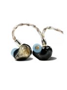 SHANLING ME800 - Kettő dinamikus és négy BA meghajtós In-ear monitor fülhallgató ezüstözött réz MMCX kábellel - Desert Sand