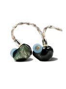 SHANLING ME800 - Kettő dinamikus és négy BA meghajtós In-ear monitor fülhallgató ezüstözött réz MMCX kábellel - Forest Soil