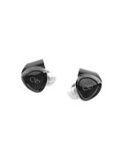 SHANLING MG100 - Egy dinamikus meghajtós In-ear monitor fülhallgató ezüstözött réz MMCX kábellel - Fekete