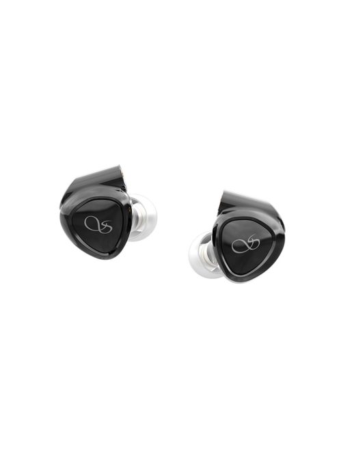 SHANLING MG100 - Egy dinamikus meghajtós In-ear monitor fülhallgató ezüstözött réz MMCX kábellel - Fekete