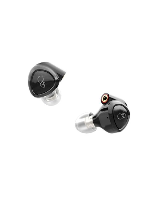 SHANLING MG100 - Egy dinamikus meghajtós In-ear monitor fülhallgató ezüstözött réz MMCX kábellel - Fekete