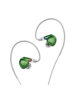   SHANLING MG100 - Egy dinamikus meghajtós In-ear monitor fülhallgató ezüstözött réz MMCX kábellel - Zöld